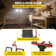 VEVOR 200W 20,000 Lumen Dual-head LED Work Light with stand, Adjustable Tripod Stand, IP65 Waterproofed LED Outdoor Light Stand