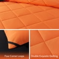 thumbnail image 4 of Juego de ropa de cama para cama individual Decroom ligero acolchado naranja y negro, 4 of 6