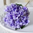 thumbnail image 6 of Blue 45CM Realistic Fake Silk Flowers Artificial Hydrangea Flower Bouquet Home Decor BLUE, 6 of 8