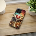 thumbnail image 5 of DistinctInk Clear Hybrid Case for Apple iPhone 15 Plus (6.7" Screen) - Storing Treasures: Earthly vs. Heavenly Abundance - Wireless Charging Compatible, 5 of 8