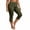 Army Green, variant on BUIGTTKLOP Plus Size Capri Pants for Women Elastic Waisted Stretcht Pull on Cropped Pants Side Split Soft Comfy Yoga Capris