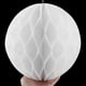 Anniversaire Fête Papier Bricolage Chaîne Suspendue Lanterne Décor Boule de Nid d'Abeille Blanc 10 Pouces Dia – image 4 sur 5