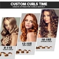 thumbnail image 4 of Seitruly Varilla rizador de pelo pinzas varita pantalla eléctrica calefacción giratoria estilo onda peluquería duradero conveniente portátil Cuidado del cabello, 4 of 6