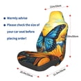 thumbnail image 3 of Yiaed Colorful Cloud Butterfly Sunflower Print Car Seat Covers,Universal Auto Seats Protector Fits for Car,SUV Sedan,Truck,Automotive Seat Covers & Accessories, 3 of 5
