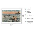 thumbnail image 2 of Hawaiian Fisherman (Lawaia) With Net - Vintage Hawaiian Travel Brochure c.1943 - Fine Art Matte Paper Print (Unframed) 20x26in, 2 of 4