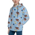 thumbnail image 2 of Daiia Sea Turtle for Boys Fashion Hoodies & Sweatshirts with Kangaroo Pocket,Hooded Sweatshirt for Kid, Breathable& Moisture Wicking-X-Large, 2 of 6