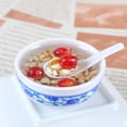 thumbnail image 3 of 24 Hours Only,Simulation Food Craft Bowls, Porridge Accessories, Large Wheat Kernels Detail, Play Kitchen Props, Role Play Set, Food Display Props, For Boys Girls, Educational Toy | Plastic, White, 3 of 3