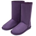 thumbnail image 6 of Alpine Swiss Womens Boot Mid Calf 11.5” Faux Fur Shearling Moccasin Comfort Shoe, 6 of 7