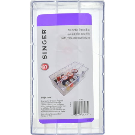 UPC: 0075691072650 | Singer Clear Plastic Thread Box