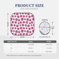 thumbnail image 2 of Kdxio Hand Drawn Strawberry Print 2-Piece Sun Shade Front Windshield - Foldable Car Front Window Sunshades for Most Sedans SUV Truck, 2 of 6
