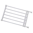 thumbnail image 2 of Valla extensible para mascotas, suministros para mascotas, puerta retráctil portátil montada a presión para perros 56to100cmx36cm blanco, 2 of 7
