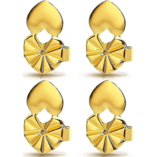 2 Pairs Earring Lifters, Secure Earring Backs For Droopy Ears Adjustable Hypoallergenic For Heavy Earring High Quality
