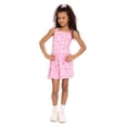 thumbnail image 2 of Powerpuff Girls Girls Active Sleeveless Dress with Built-In Shorts, Sizes 4-12, 2 of 8