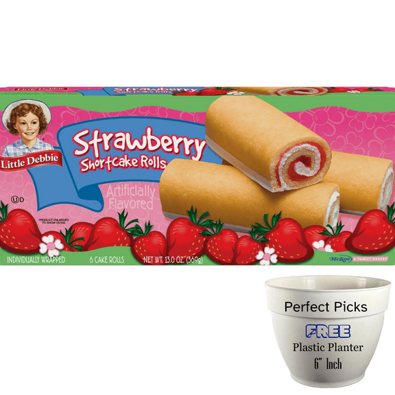 Little Debbie Strawberry Shortcake Rolls, 13 oz (6 count)