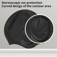 thumbnail image 4 of Taotanxi Silicone Swim Cap,Ear Protection 3D Ergonomic Design Waterproof Bathing Solid Swimming Cap Ear Cover Pockets Comfortable for Adult Men Women Long Hair, 4 of 5
