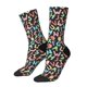 thumbnail image 1 of Fotbe Alphabet Calcetas Largas con Estampado para Hombre y Mujer – Calcetas de Compresión Transpirables y Elásticas, Viajar y Uso Diario Talla 5-11, 1 of 6
