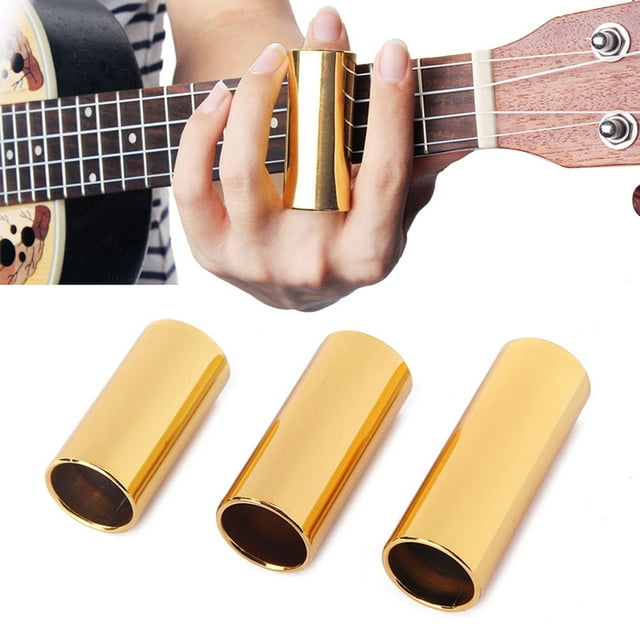 Minkissy Guitar Slide Bars Golden for Jazz Guitarists 1Pack