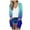 Blue, variant on Long Cardigans for Women Trendy 2025 Summer Lightweight Casual Comfy Open Front Hooded Cardigan Sweater with Pocket Black, XL