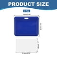 thumbnail image 2 of Uxcell 3 Pack Clear Badge Holder, Plastic ID Badge Holder Double Sided Horizontal ID Protector Clips, Blue, 2 of 6