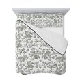 thumbnail image 7 of Farmhouse Flowers Full Size Down Alternative Comforter, Lightweight Comforter Quilt Bedding Set with Pillow Shams Pastoral Vintage Leaf Spring Summer All Seasons Bed Comforter Duvet Insert 78"x90", 7 of 7