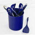 thumbnail image 2 of Durable Plastic Countertop Extra Large Utensil Crock/Holder, Indigo, 2 of 4
