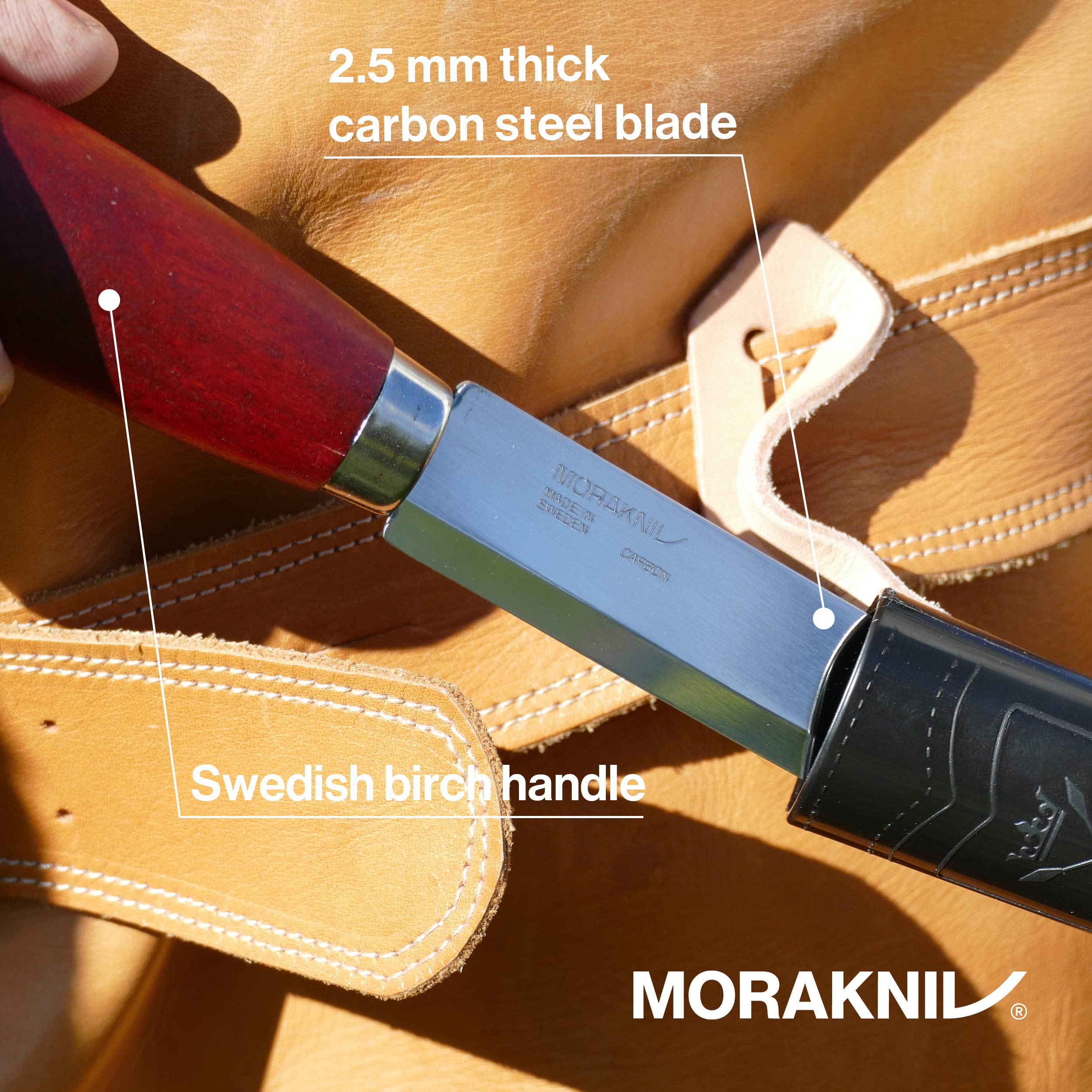 Morakniv Morakniv Knives Classic No. 3 Fixed Blade Red Birch 5.35in Clip Point FS13605