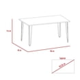 thumbnail image 3 of Mesa Comedor Madera Aglomerada Excelsior Cobre 4 Puestos, 3 of 5