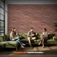 thumbnail image 3 of Izodekor 3D Brick Effect Wall Panels - Cladding, Stone Look, Styrofoam Facing for Living Room, 19x39 in, 3 Panels, Vintage Dream SL-1716, 3 of 11