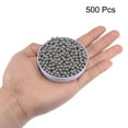 thumbnail image 3 of Uxcell 2mm 201 Stainless Steel Bearing Balls G100 Precision 5000 Pack, 5.5mm 500, 3 of 5