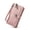 Pink, variant on TAZAG Women's Long Wallet Tri-fold Zipper Mobile Phone Bag Large Capacity PU Leather Clutch