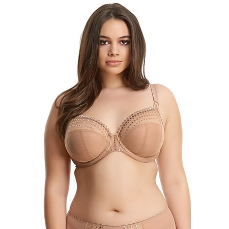 Elomi Matilda Underwire Plunge Bra  Cafe Au Lait  38DD (UK)