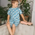 thumbnail image 4 of Balery Golf Balls 1 Conjunto de Pijama Infantil de Manga Corta con Estampado – Ropa de Dormir de Algodón Suave-4X-Large, 4 of 6