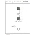 thumbnail image 4 of Westbrass D12136-05 ½” x 36" IPS Brass Pipe Nipple, Polished Nickel, 4 of 5