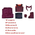 thumbnail image 1 of Disfraz de bruja escarlata de Wanda Vision para mujer, capa de adulto, pantalones superiores, trajes de máscara de resina, Carnaval y disfraces de Halloween, 1 of 5