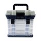 thumbnail image 1 of Organizador de caja de aparejos de pesca, práctico estuche de herramientas para señuelos, líneas y anzuelos, 4 unidades Gris, 1 of 9