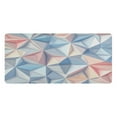 thumbnail image 2 of Leather Keyboard and Mouse Desk Mat Office Desk Accessories Protective Office Desk Decor Desk Pad Mat for Gaming, Work from Home, Office Pastel Geometric Pattern 23.6" x 47.2", 2 of 9