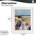 thumbnail image 4 of Stupell Industries Rustic Lodge Pathway Through Pastel Sand Dunes White Framed Print Under Glass, 13 x 16, by The Prints Vibe, 4 of 8