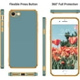 thumbnail image 2 of iPhone SE 2022 Case, iPhone SE 2020 Case, iPhone 7 Case, iPhone 8 Case, Slim Flexible Electroplated with Wristband Kickstand Holder Protective Case for iPhone SE 2022/2020/7/8-Grey, 2 of 17