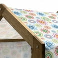 thumbnail image 5 of Modern Pet House, Colorful Style Inspired Patterns with Flower Like Images Art, Outdoor & Indoor Portable Dog Kennel with Pillow and Cover, 5 Sizes, Multicolor, by Ambesonne, 5 of 5