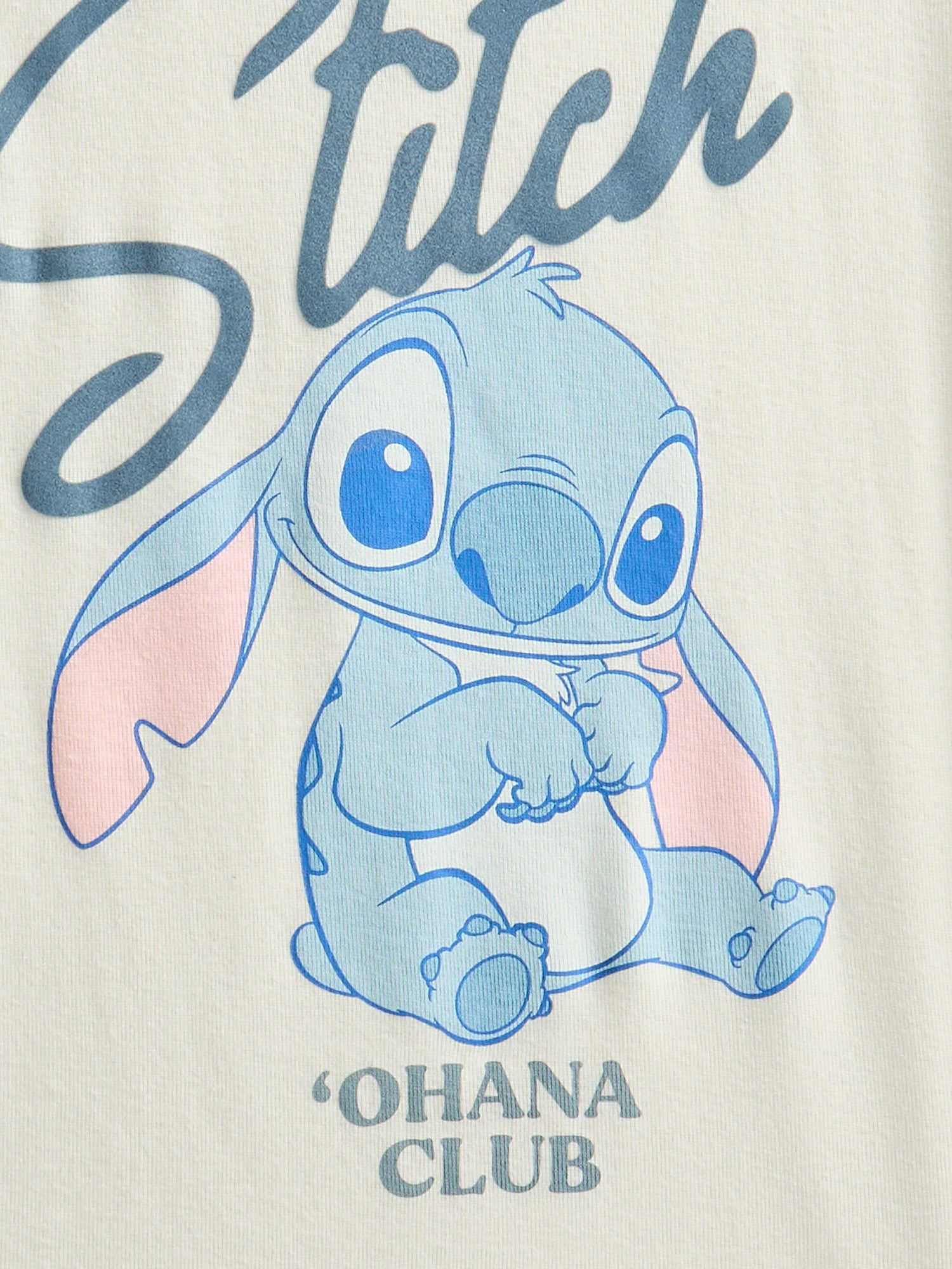 Lilo & Stitch Women's Ohana Club Graphic Ringer Tee, Sizes XXS-XXL