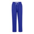 thumbnail image 4 of Mens Sweatpants with Pockets - Mesh Open Bottom Athletic Joggers for Men Loose Fit Gym Workout Running Casual Pants Blue L, 4 of 5