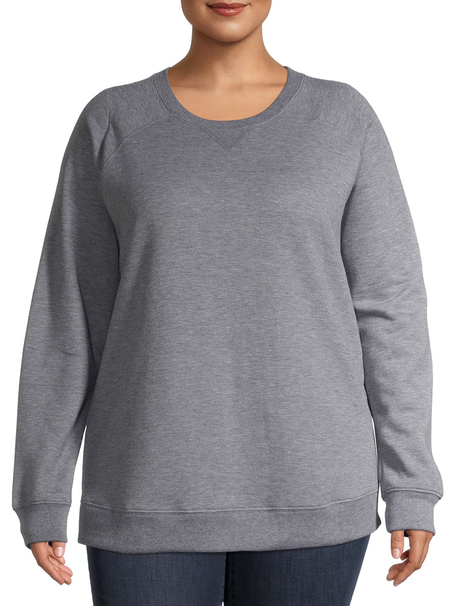 スウェット・トレーナー YESEYESEE Tulrexx Wording Sweatshirt Grey YS241TSWCW02GRE OVERSIZED_CREWNECK_HGRY.jpg?