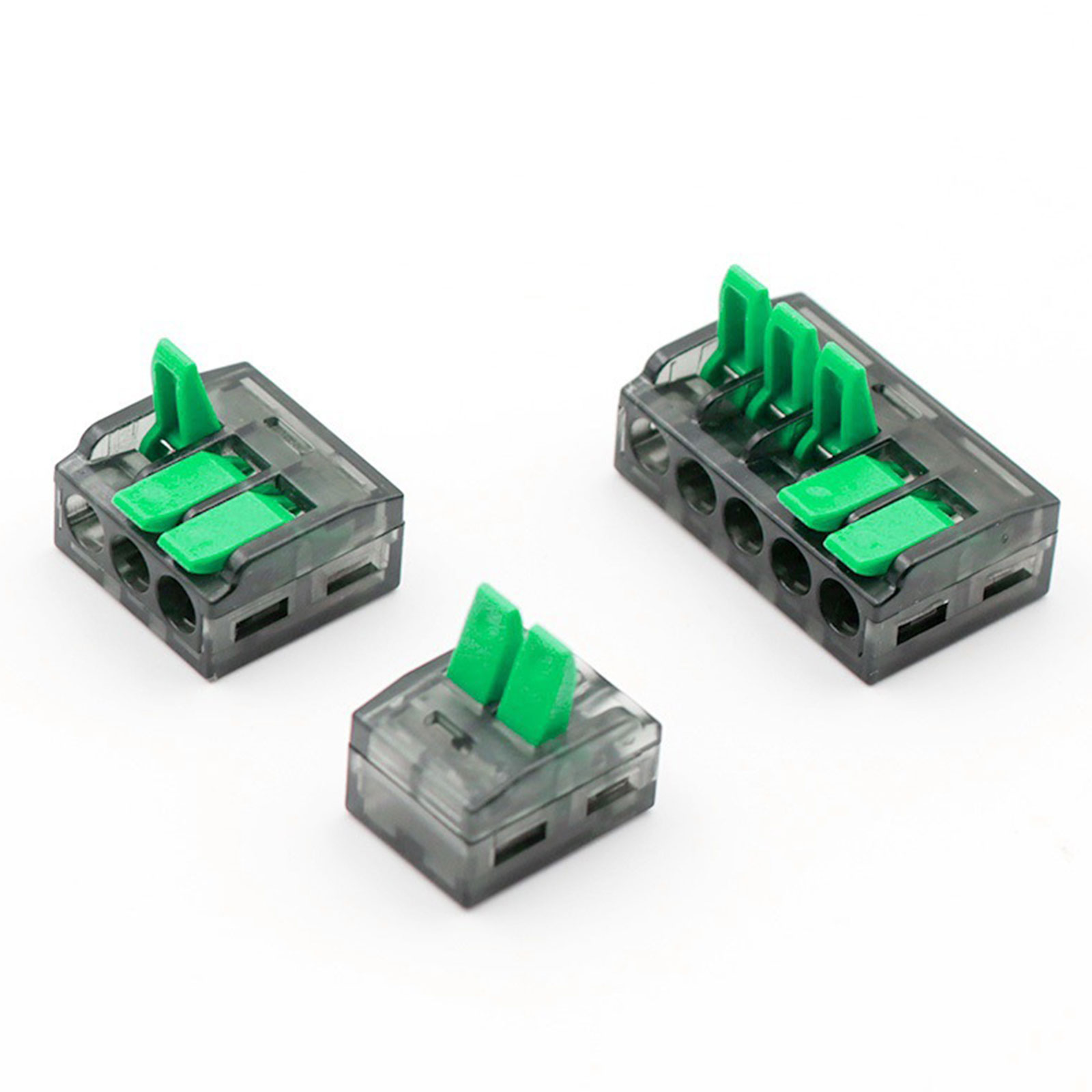BIBABLYKE 75Pcs Lever Wire Connector Fast Connection Terminals Electrical Connectors Quickly Cable Splicing Terminals Easy to Use