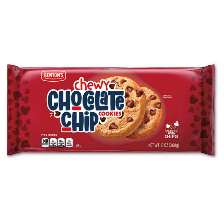 Benton's Chewy Chocolate Chip Cookies, 13 oz - Walmart.com