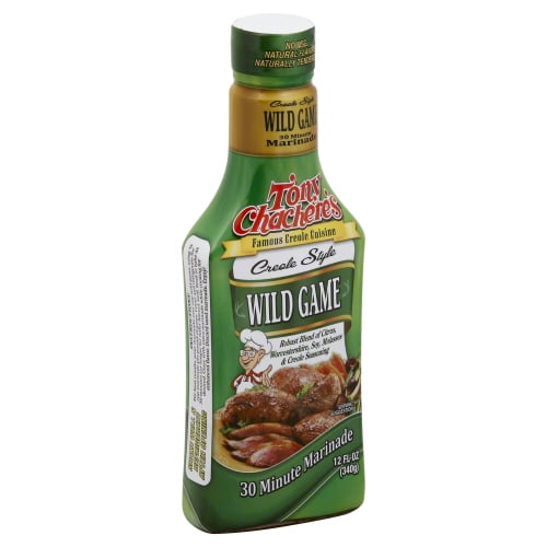 (Pack Of 6) Tony Chacheres Marinade Wild Game Pourable 12 Oz