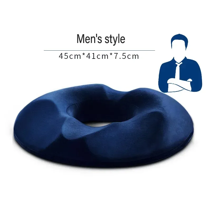 1PCS Donut Pillow Hemorrhoid Seat Cushion Tailbone Coccyx Orthopedic Medical Seat Prostate Chair for Memory Foam Chair Cushion