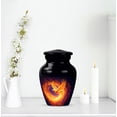 thumbnail image 6 of Phoenix Keepsake Memorial Urns For Adult Male - Black Cremation Urn For Ashes For Women - Miniature Decorative Urn For Mom - Small Urns For Human Ashes For Adults Female- 3 Inch, 6 of 7