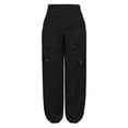 thumbnail image 5 of Akiihool Work Pants for Women Plus Size Yoga Lightweight Workout Joggers for Women, High Waisted Outdoor Running Casual Track Pants with Pockets (Black,XL), 5 of 5