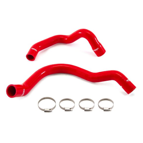 Mishimoto MMHOSE-XJ6-92RD Radiator Coolant Hose Kit Compatible With Jeep Cherokee XJ 4.0L 1991-2001 Red