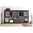 thumbnail image 2 of Prosper Gray Freestanding Walk in Wood Closet System, 2 of 10